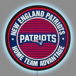 New England Patriots Home Team Advantage LED Lighted Sign