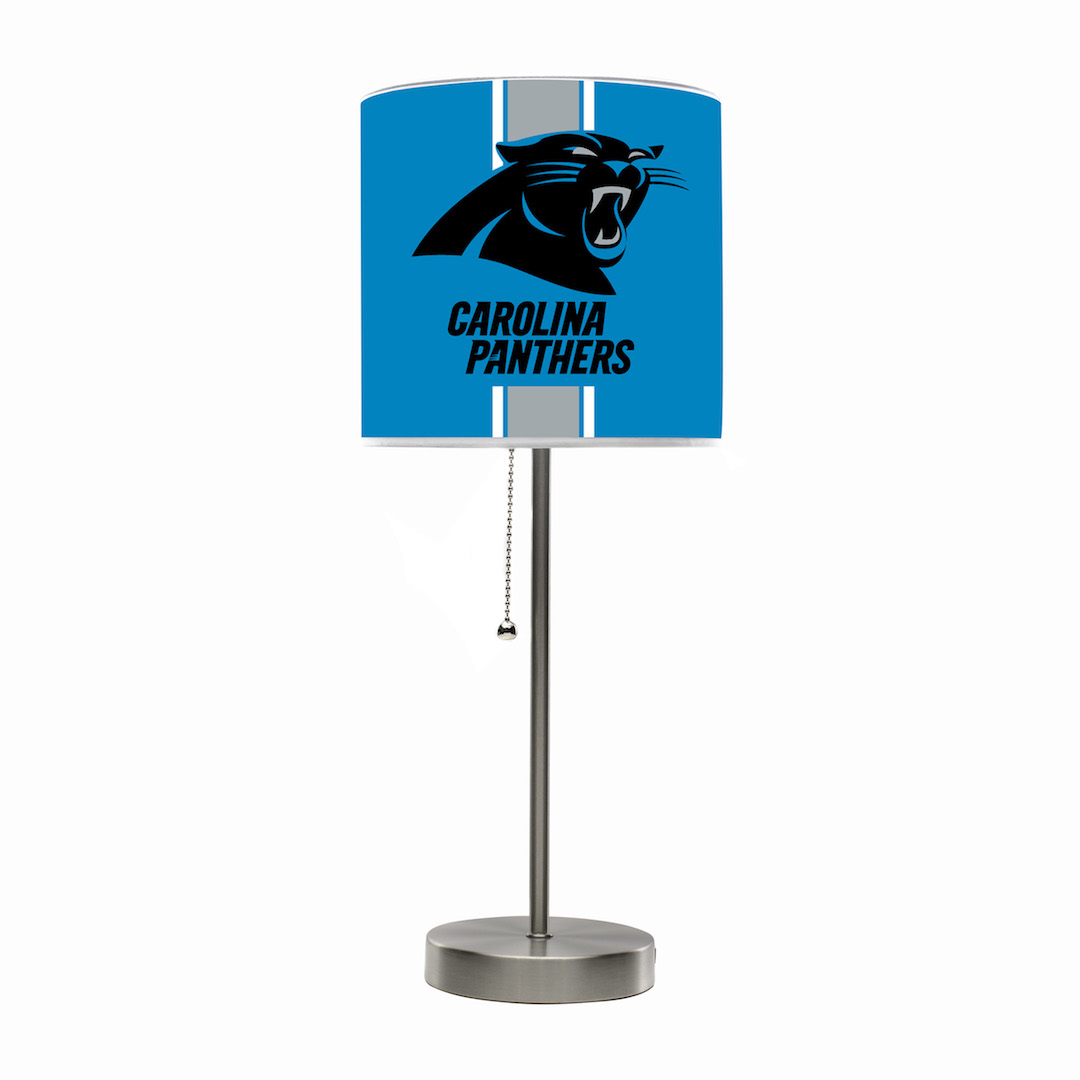 Carolina Panthers Chrome Table Lamp