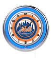 New York Mets Neon Clock 19
