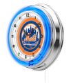 New York Mets Neon Clock 19
