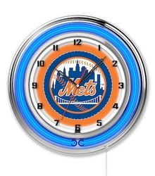 New York Mets Neon Clock 19