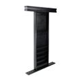 Black Deluxe Cue Wall Rack