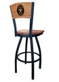 Houston Astros Wood Back Swivel Stool