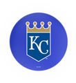 Kansas City Royals Chrome Ring Swivel Stool