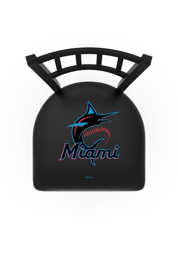 Miami Marlins Jailhouse Back Swivel Stool
