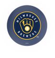 Milwaukee Brewers Chrome Ring Swivel Stool