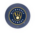 Milwaukee Brewers Black Diner Swivel Stool