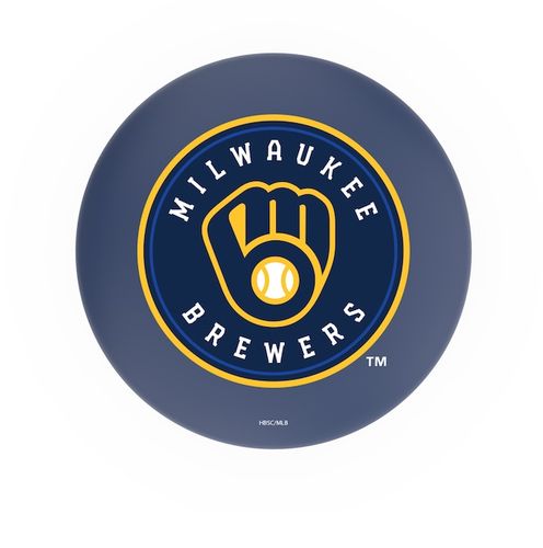 Milwaukee Brewers Black Diner Swivel Stool
