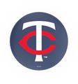 Minnesota Twins Chrome Ring Swivel Stool
