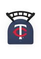 Minnesota Twins Jailhouse Back Swivel Stool