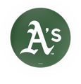 Oakland Athletics Black Ring Swivel Stool