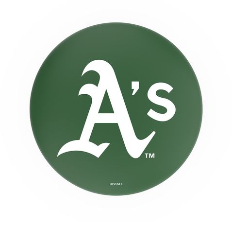Oakland Athletics Black Ring Swivel Stool