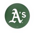Oakland Athletics Chrome Ring Swivel Stool