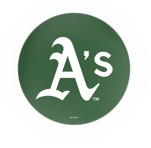 Oakland Athletics Black Diner Swivel Stool