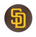 San Diego Padres Black Diner Swivel Stool