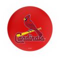 St Louis Cardinals Black Diner Swivel Stool