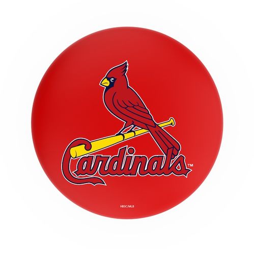St Louis Cardinals Black Diner Swivel Stool