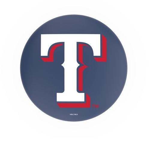 Texas Rangers Black Ring Swivel Stool