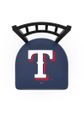 Texas Rangers Jailhouse Back Swivel Stool