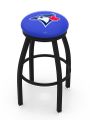 Toronto Blue Jays Black Ring Swivel Stool