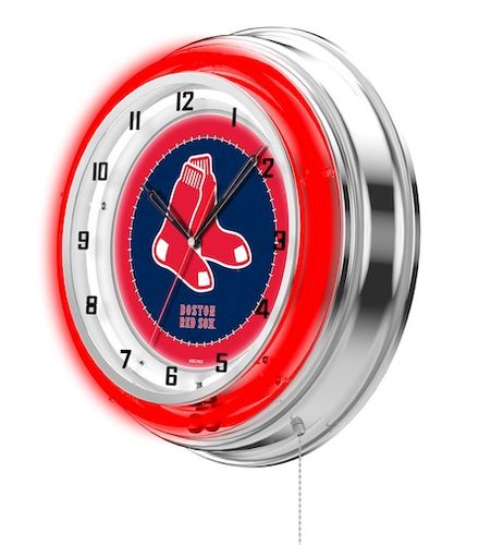 Boston Red Sox Neon Clock 19