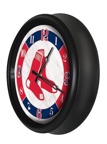 Boston Red Sox Outdoor LED Clock
