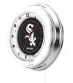 Chicago White Sox Neon Clock 19