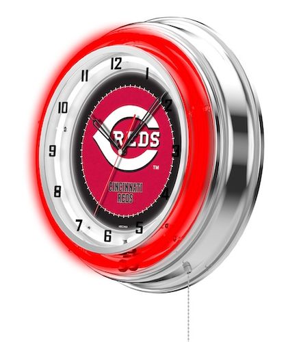 Cincinnati Reds Neon Clock 19