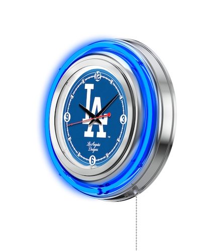 Los Angeles Dodgers Neon Clock 15