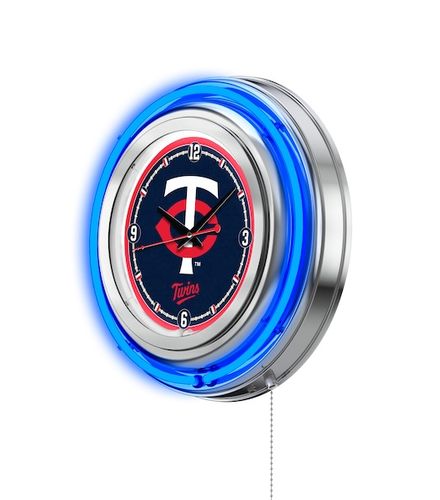 Minnesota Twins Neon Clock 15