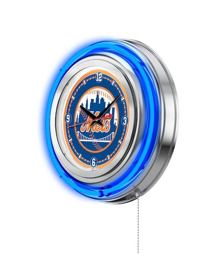 New York Mets Neon Clock 15