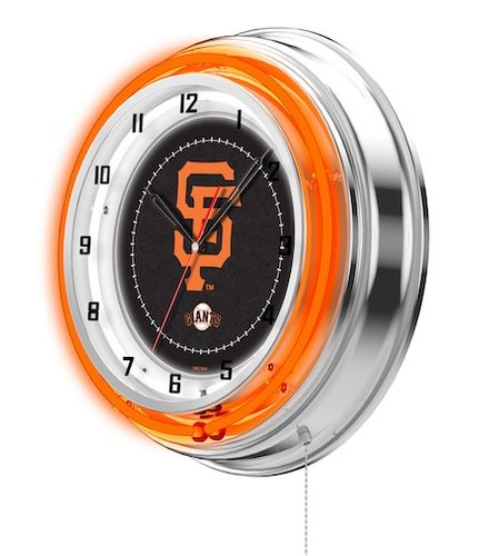 San Francisco Giants Neon Clock 19