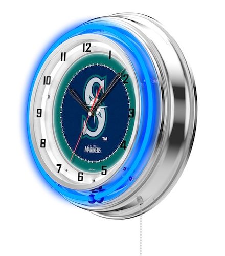 Seattle Mariners Neon Clock 19