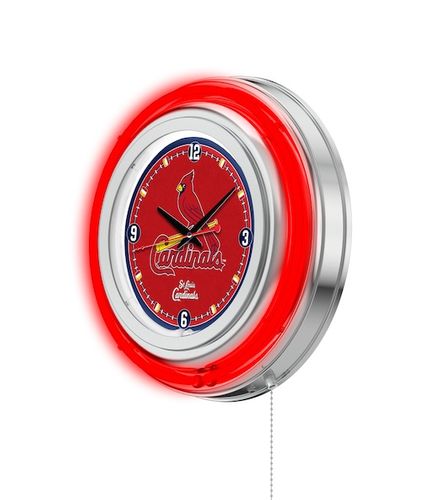 St Louis Cardinals Neon Clock 15