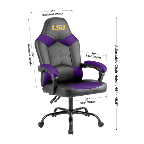 LSU Oversized Office Chair