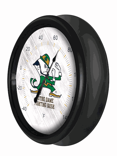Notre Dame Leprechaun Outdoor Thermometer
