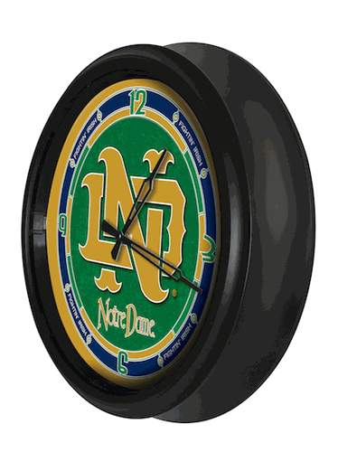 Notre Dame Vintage Green Outdoor LED Clock