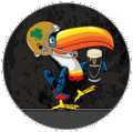 Notre Dame-Guinness Toucan Modern Pub Table