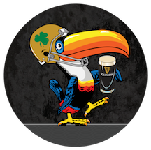Notre Dame-Guinness Toucan Modern Pub Table