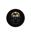 Notre Dame-Guinness Helmet Chrome Ring Swivel Stool