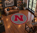 Nebraska 64 Round Spirit Rug