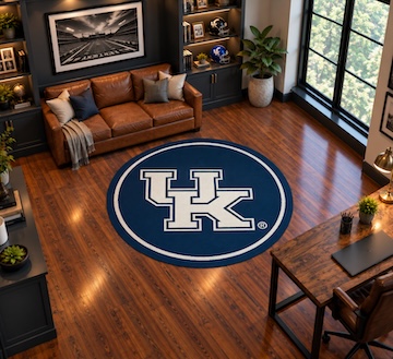 Kentucky 64 Round Spirit Rug