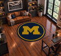Michigan 64 Round Spirit Rug