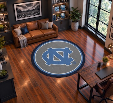 North Carolina 64 Round Spirit Rug