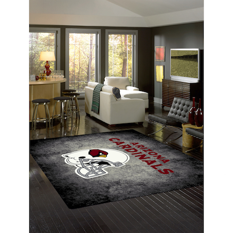 Arizona Cardinals Distressed Rug