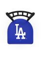 Los Angeles Dodgers Jailhouse Back Swivel Stool