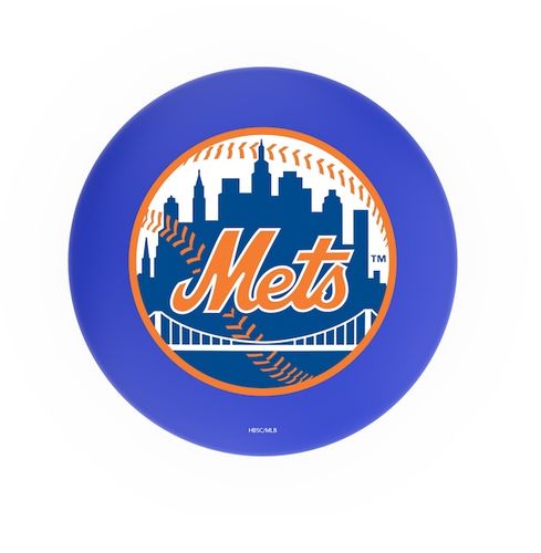 New York Mets Black Diner Swivel Stool