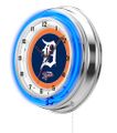 Detroit Tigers Neon Clock 19