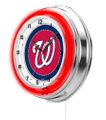 Washington Nationals Neon Clock 19