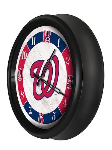 Washington Nationals Outdoor LED Clock